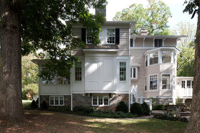 Example of an exterior home design in Baltimore