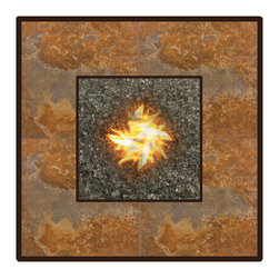 48"W x 48"D Porcelain Hearth Top - Fire Pits