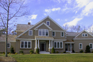Contemporary exterior home idea in Boston