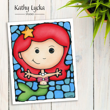 Little Mermaid Art Print