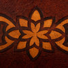 Novica Handmade Redwood Gothic Tooled Leather Catchall
