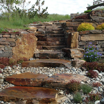 Natural Stone Mountain Landscape