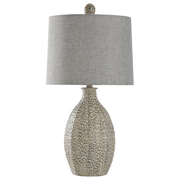 Laurie Table Lamp, Bokava, Textured Gray