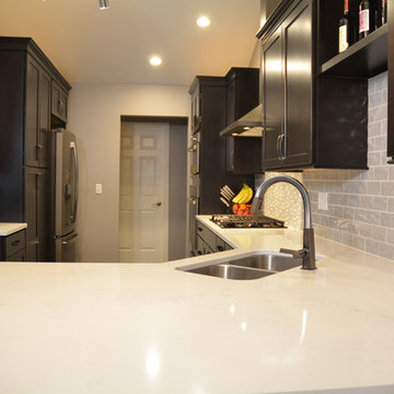 Waterfall Kitchen Design in Mason, MI