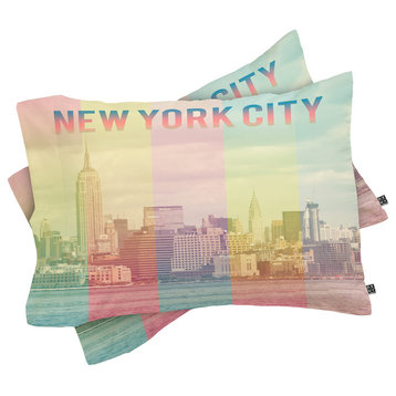 Deny Designs Catherine Mcdonald New York City Pillow Shams, Queen