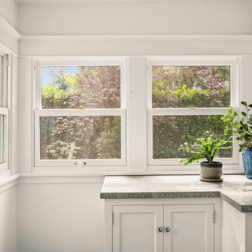 Irvington Bathroom and Basement - Mudroom Window View