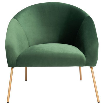 Andi Accent Chair Malachite Green Velvet