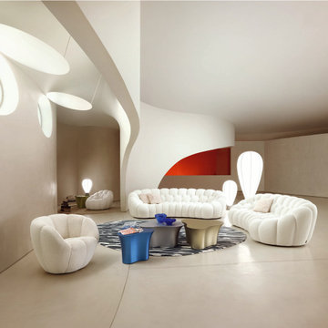 Bubble 2 Curved 3-4 Seat Sofa by Roche Bobois