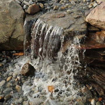 Baltimore County Waterfall Leading into Pond