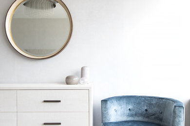 Trendy home design photo in New York
