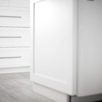 White Transitional Kitchen
