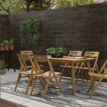 Surf 7 pc Teak Dining Set