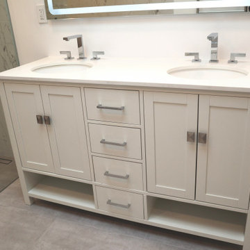 Sink / Luxurious Walk-in Shower in McLean