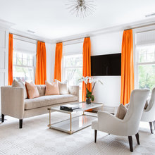 Orange Curtains