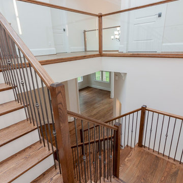 Project #44 | Contemporary Staircase with Skylit Stairwell