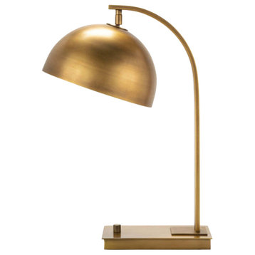 Otto Desk Lamp, Brass