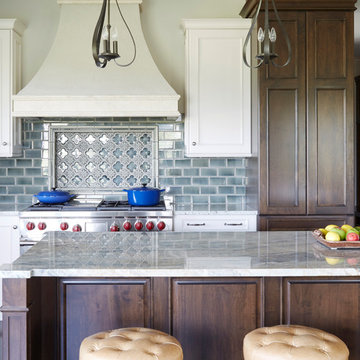 Art Tile Backsplash with Turkish Motif