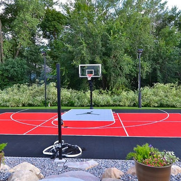 SnapSports Backyard Home Court - The ultimate outdoor recreation area
