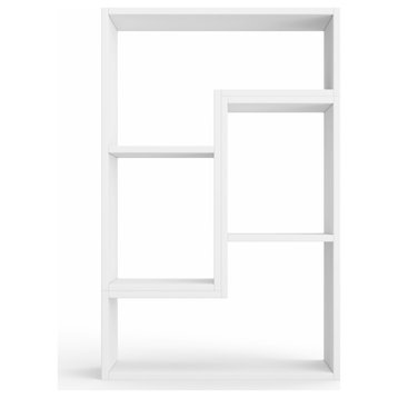 ANALI Modular Bookcase, White