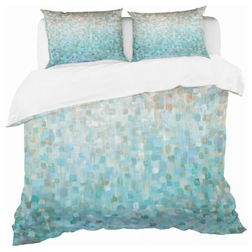 Blocked Abstract Geometric Duvet Cover Set, Twin