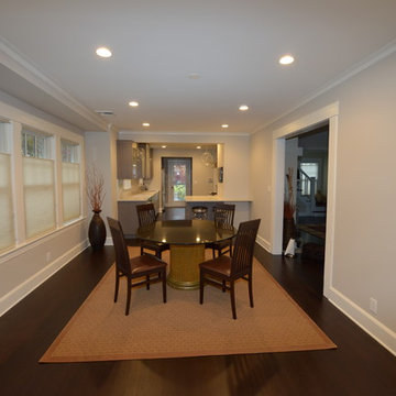 Modern Quartz Open Plan Kitchen