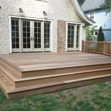 Back yard and deck