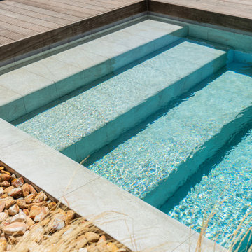 Antique Beige Porcelain Tiles - Cesme,Izmir Villa