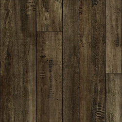 Supreme Click - Yukon Gray Random Width Laminate Flooring - Supreme Click Pergo Style 12mm - Laminate Flooring