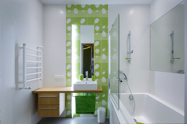 Современный Ванная комната by mudrogelenko design