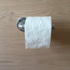 Industrial Pipe Toilet Paper Holder, Chrome
