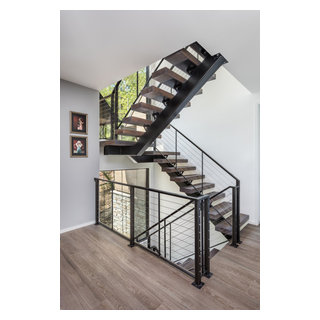 Mulberry Modern - Contemporary - Staircase - Other - by Fairview Custom ...