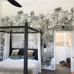 Projet Amazone gris - Chambre maison - Wallpaper