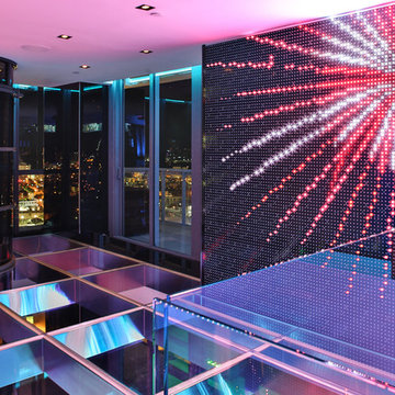 Miami Penthouse Mancave Gameroom LED Wall Panels