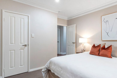 Modern bedroom in Perth.