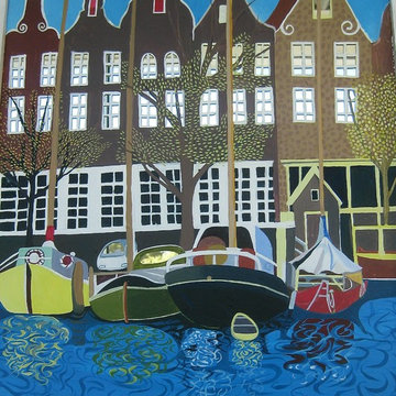 Boats in Amsterdam