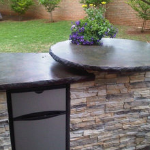 Concrete countertops