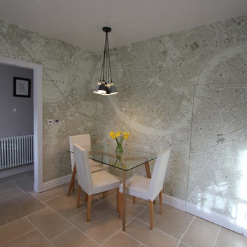 Antique London Map Wallpaper