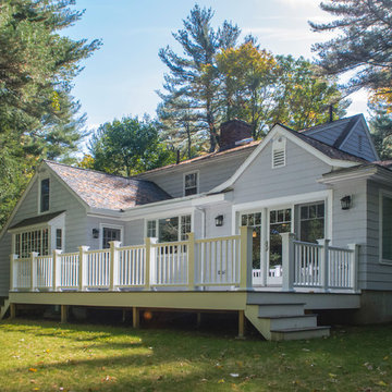 New England Cape Kitchen & Deck Renovation // Weston, MA