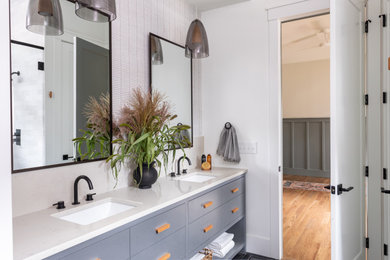 Example of a minimalist home design design in Raleigh