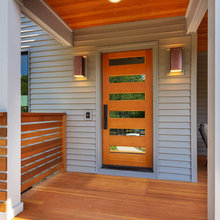 Front Of House - Windows Door Siding Porch