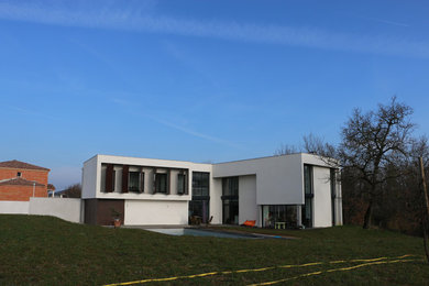 Aménagement d'un jardin contemporain.