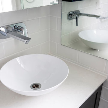 Bathroom with Palmers Glass and Smart tile floor waste