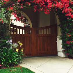Mediterranean Driveway Gate - Home Fencing And Gates