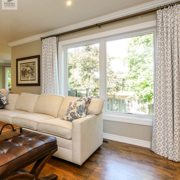 New Double Window Combination in Terrific Family Room - Renewal by Andersen Onta