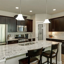 Espresso _ White - Kitchen Cabinetry