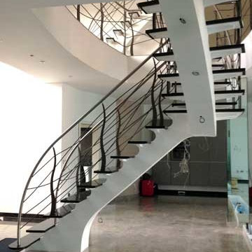 Curved Bespoke Staircases