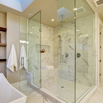 Main bathroom remodel in San Carlos