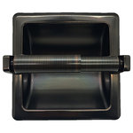 ARISTA Bath Products - Arista Recessed Toilet Paper Holder with Galvanized Mounting Plate, Oil Rubbed Bronze - The Arista Recessed Toilet Paper Holder will make a great addition to any bathroom. It is made of high quality stainless steel and comes with a galvanized steel mounting plate, all with an elegant oil-rubbed bronze finish. Its recessed nature will add an air of hotel-quality sophistication to your home bathroom.