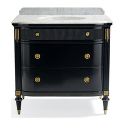 Regency Bow Front 36" Single Bath Vanity - Bathroom Vanities And Sink Consoles