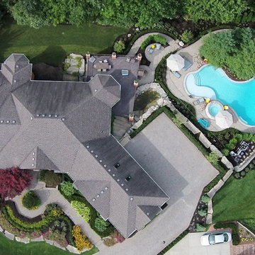 Macomb County, MI Front Yard Residential Landscape